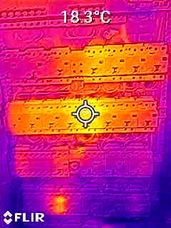 Termografia FLIR di scambiatore a 18,3 gradi